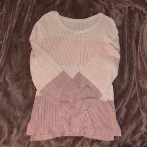 Pink Long sleeve sweater